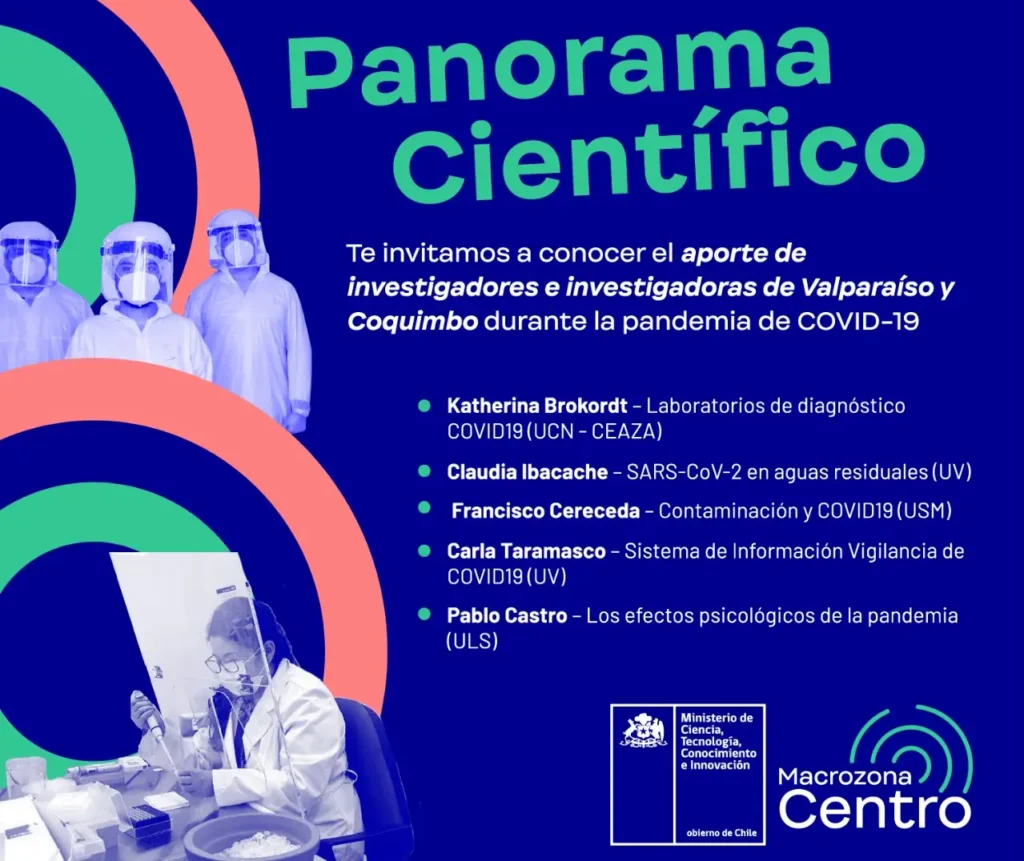 Serie de webinarios “Conversando con la comunidad científica” inician el 2021 en la Seremi de Ciencia de la Macrozona Centro