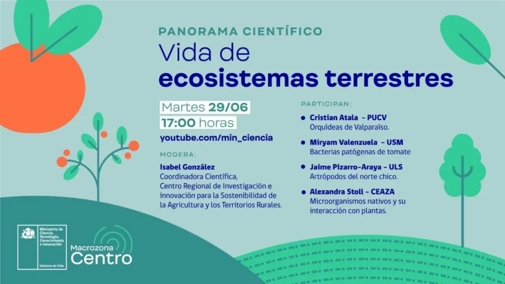 "Panorama científico" de junio trató la vida de ecosistemas terrestres