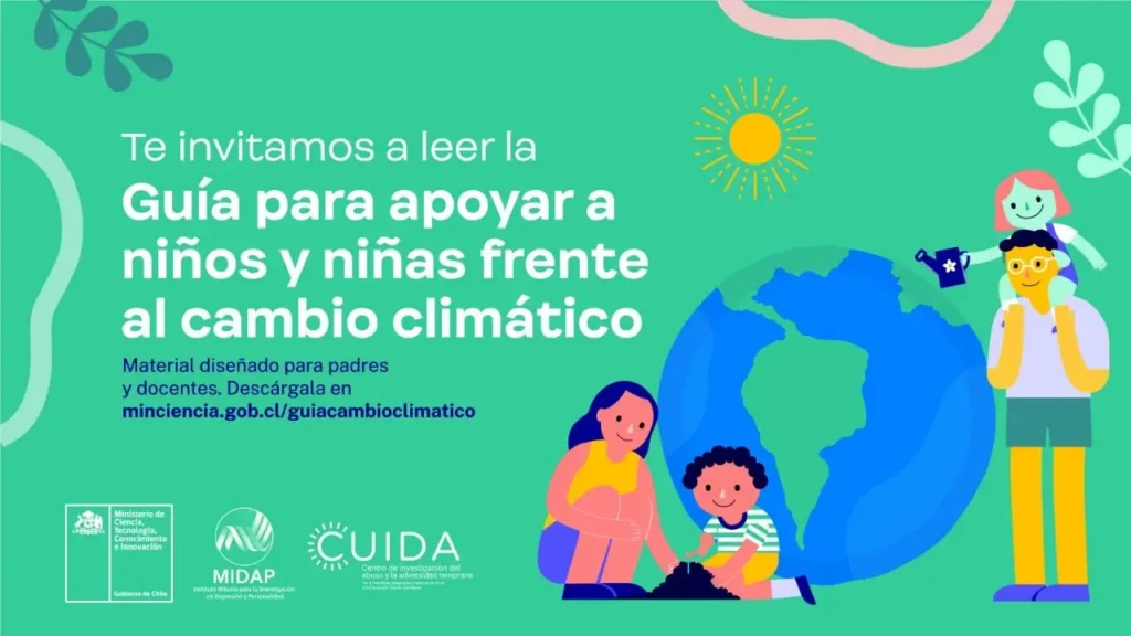 Ministerio de Ciencia presenta guía para apoyar a niños y niñas frente al cambio climático